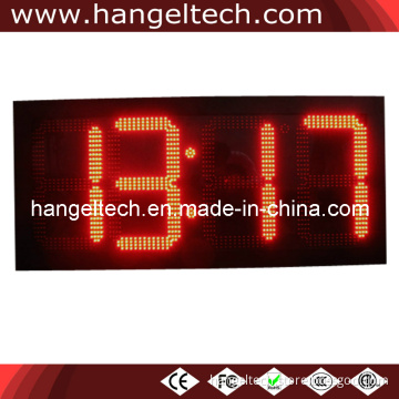 20" Large Outdoor LED Clock Time and Temperature Sign Board 88: 88